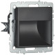 Подсветка светодиодная BRITE встраив. ПЛ20-БрЧ механизм черн. IEK BR-FL20-K02