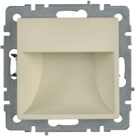 Подсветка светодиодная BRITE встраив. ПЛ20-БрКр механизм беж. IEK BR-FL20-K10