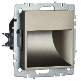 Подсветка светодиодная BRITE встраив. ПЛ20-БрШ механизм шампань IEK BR-FL20-K37