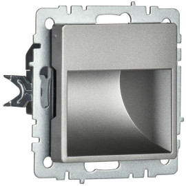 Подсветка светодиодная BRITE встраив. ПЛ20-БрС механизм сталь IEK BR-FL20-K46