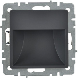 Подсветка светодиодная BRITE встраив. ПЛ20-БрГ механизм графит IEK BR-FL20-K53