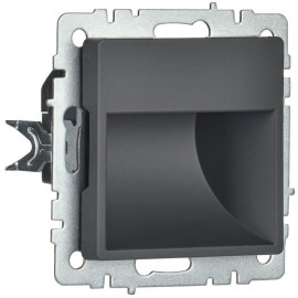 Подсветка светодиодная BRITE встраив. ПЛ20-БрГ механизм графит IEK BR-FL20-K53