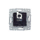 Розетка компьютерная СП RJ45 кат.5E BRITE РК10-БрЧ механизм черн. IEK BR-K10-1-K02