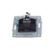 Розетка компьютерная СП RJ45 кат.5E BRITE РК10-БрА механизм алюм. IEK BR-K10-1-K47