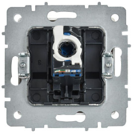 Розетка компьютерная СП BRITE РК11-БрАБ RJ45 кат.6 механизм арктич. бел. IEK BR-K10-2-K91