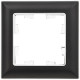 Рамка 1-м BRITE РУ-1-Бр хром/черн. IEK BR-M12-12-2-K23