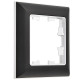 Рамка 1-м BRITE РУ-1-Бр хром/черн. IEK BR-M12-12-2-K23