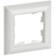 Рамка 1-м BRITE РУ-1-Бр бел./бел. IEK BR-M12-12-K01