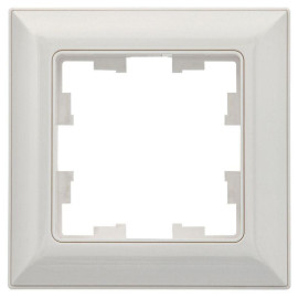 Рамка 1-м BRITE РУ-1-Бр бел./бел. IEK BR-M12-12-K01