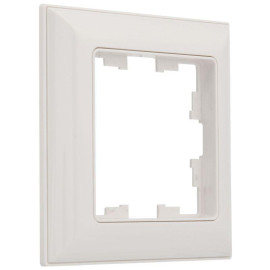 Рамка 1-м BRITE РУ-1-Бр бел./бел. IEK BR-M12-12-K01