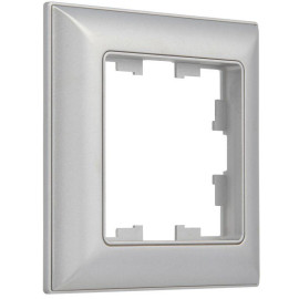 Рамка 1-м BRITE РУ-1-Бр алюм./алюм. IEK BR-M12-12-K47