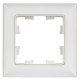 Рамка 1-м BRITE РУ-1-БрАБ арктич. бел./бел. IEK BR-M12-12-K91