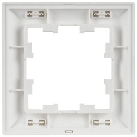 Рамка 1-м BRITE РУ-1-БрАБ арктич. бел./бел. IEK BR-M12-12-K91