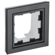 Рамка 1-м IP44 BRITE РУ-1-БрЧ-44 черн. IEK BR-M12-44-K02