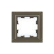 Рамка 1-м IP44 BRITE РУ-1-БрШ-44 шампань IEK BR-M12-44-K37