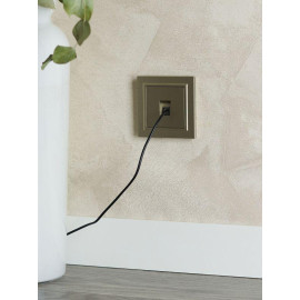 Рамка 1-м IP44 BRITE РУ-1-БрШ-44 шампань IEK BR-M12-44-K37