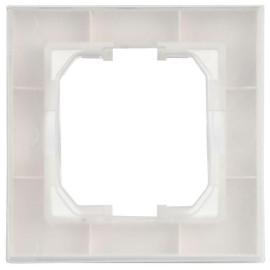 Рамка 1-м BRITE РУ-1-БрАБ-44 IP44 арктич. бел. IEK BR-M12-44-K91