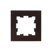 Рамка 1-м BRITE РУ-1-2-БрТБ стекло темн. бронза IEK BR-M12-G-K45