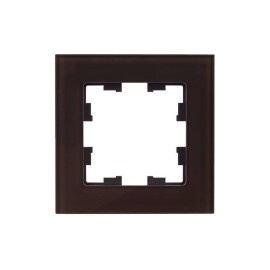 Рамка 1-м BRITE РУ-1-2-БрТБ стекло темн. бронза IEK BR-M12-G-K45