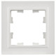 Рамка 1-м BRITE РУ-1-БрБ бел. IEK BR-M12-K01