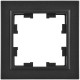 Рамка 1-м BRITE РУ-1-БрЧ черн. IEK BR-M12-K02
