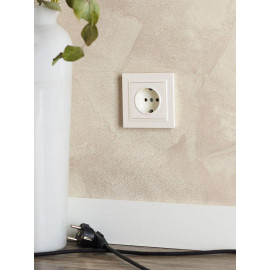 Рамка 1-м BRITE РУ-1-БрЖ жемчуж. IEK BR-M12-K36