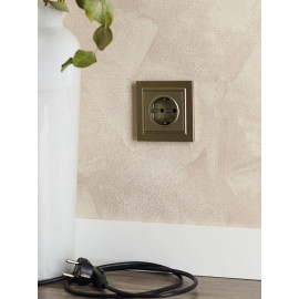 Рамка 1-м BRITE РУ-1-БрШ шампань IEK BR-M12-K37