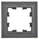 Рамка 1-м BRITE РУ-1-БрГ графит IEK BR-M12-K53