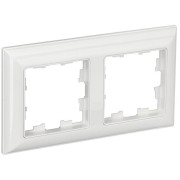 Рамка 2-м BRITE РУ-2-Бр бел./бел. IEK BR-M22-12-K01