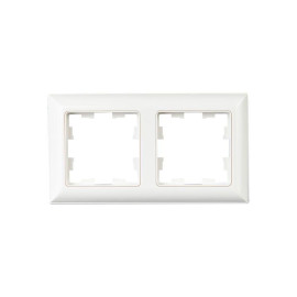 Рамка 2-м BRITE РУ-2-Бр бел./бел. IEK BR-M22-12-K01