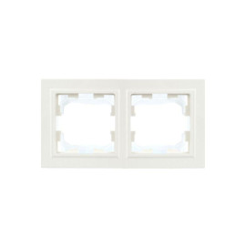 Рамка 2-м IP44 BRITE РУ-2-БрБ-44 бел. IEK BR-M22-44-K01