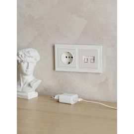 Рамка 2-м IP44 BRITE РУ-2-БрБ-44 бел. IEK BR-M22-44-K01