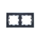 Рамка 2-м IP44 BRITE РУ-2-БрЧ-44 черн. IEK BR-M22-44-K02