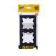 Рамка 2-м IP44 BRITE РУ-2-БрЧ-44 черн. IEK BR-M22-44-K02
