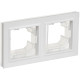 Рамка 2-м BRITE РУ-2-БрАБ-44 IP44 арктич. бел. IEK BR-M22-44-K91