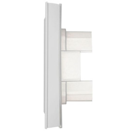 Рамка 2-м BRITE РУ-2-БрАБ-44 IP44 арктич. бел. IEK BR-M22-44-K91