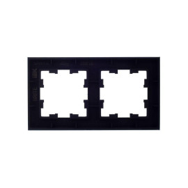 Рамка 2-м BRITE РУ-2-2-БрТБ стекло темн. бронза IEK BR-M22-G-K45