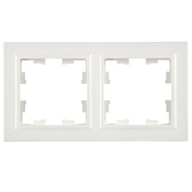 Рамка 2-м BRITE РУ-2-БрБ бел. IEK BR-M22-K01