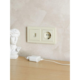 Рамка 2-м BRITE РУ-2-БрКр беж. IEK BR-M22-K10