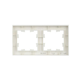Рамка 2-м BRITE РУ-2-БрЖ жемчуж. IEK BR-M22-K36