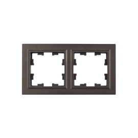 Рамка 2-м BRITE РУ-2-БрТБ бронза IEK BR-M22-K45