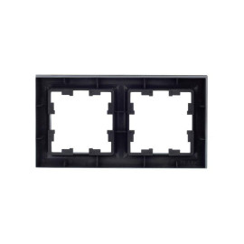 Рамка 2-м BRITE РУ-2-БрС сталь IEK BR-M22-K46