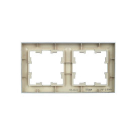 Рамка 2-м BRITE РУ-2-БрА алюм. IEK BR-M22-K47