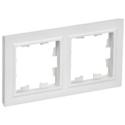 Рамка 2-м BRITE РУ-2-БрАБ арктич. бел. IEK BR-M22-K91