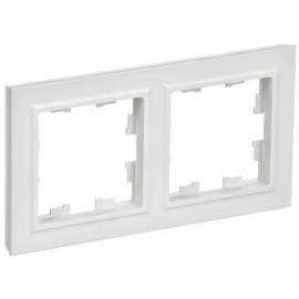 Рамка 2-м BRITE РУ-2-БрАБ арктич. бел. IEK BR-M22-K91