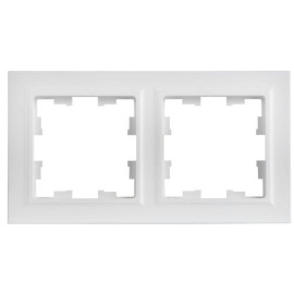 Рамка 2-м BRITE РУ-2-БрАБ арктич. бел. IEK BR-M22-K91