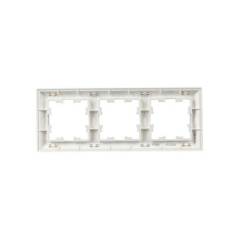 Рамка 3-м BRITE РУ-3-Бр алюм./алюм. IEK BR-M32-12-K47