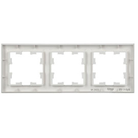 Рамка 3-м BRITE РУ-3-БрБ бел. IEK BR-M32-K01