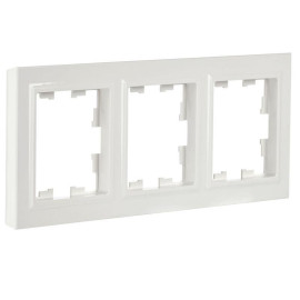 Рамка 3-м BRITE РУ-3-БрБ бел. IEK BR-M32-K01