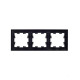 Рамка 3-м BRITE РУ-3-БрЧ черн. IEK BR-M32-K02